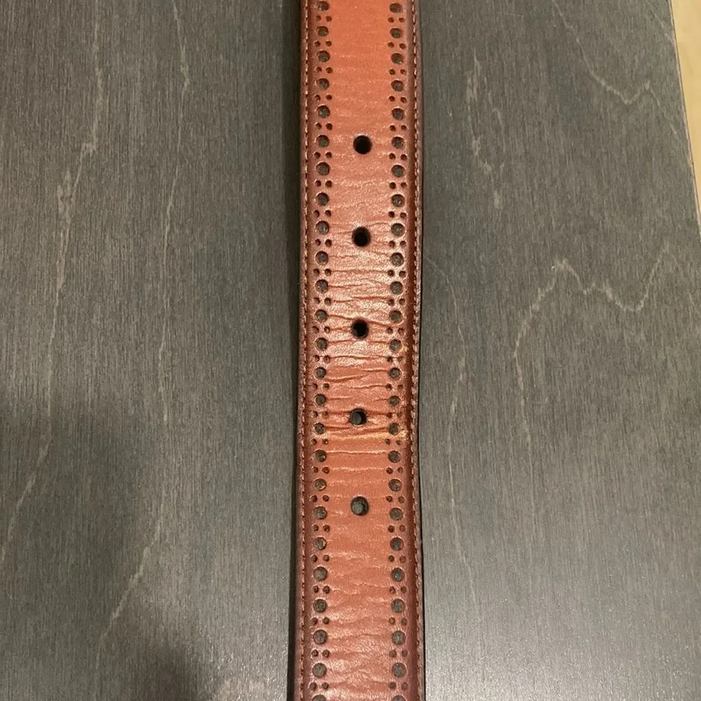 Johnston & Murphy Genuine Leather Belt Business Casual EUC Size 34